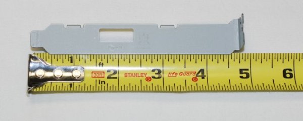 HP Full-Height Mounting Bracket with Single SFF-8088 MiniSAS Connector Cut-Out for SAS Controllers