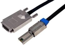 Adaptec CBL-00057-01-A SFF-8470 to SFF-8088 External Multilane 4X SAS TO External 26-CKT MiniSAS Cable. Bi-Directional.
