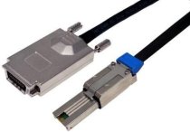 Adaptec CBL-00057-01-A SFF-8470 to SFF-8088 External Multilane 4X SAS TO External 26-CKT MiniSAS Cable. Bi-Directional. Adaptec CBL-00057-01-A SFF-8470 to SFF-8088 External Multilane 4X SAS TO External 26-CKT MiniSAS Cable. Bi-Directional.